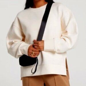 CALIA Women's Soft Scuba Crewneck Sweatshirt